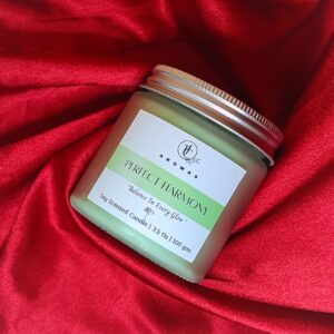 Perfect Harmony lemon grass scented candle