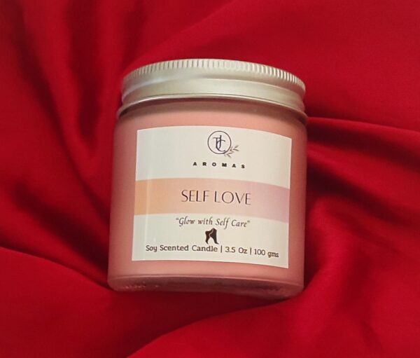 frosted jar scented soy candle