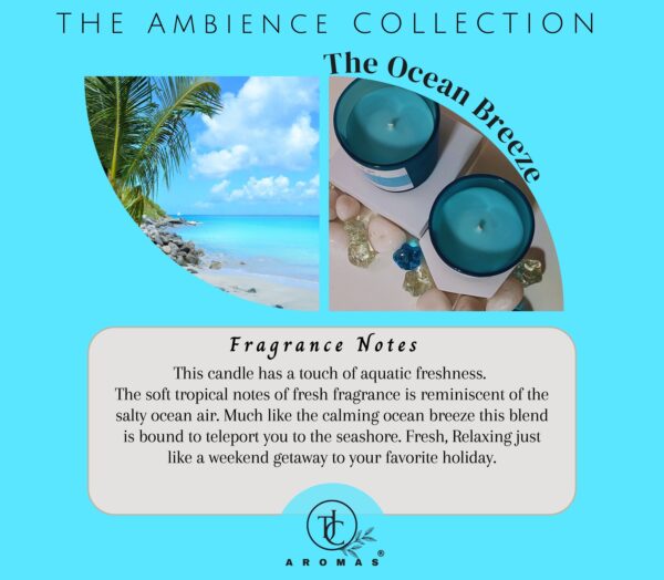 the ocean breeze fragrance candle