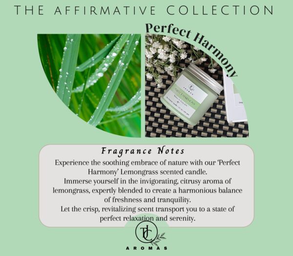 Perfect Harmony lemongrass fragrance