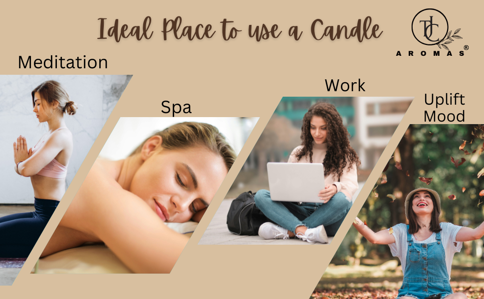 where to use coffee candle