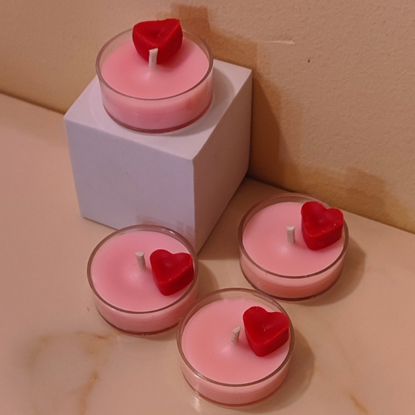 pink tealights